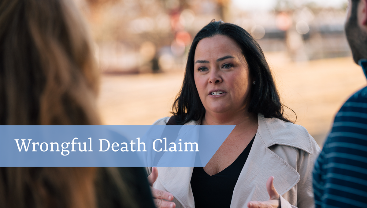 Wrongful Death claim hero image with title banner.